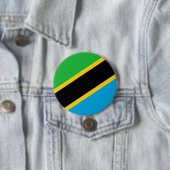 Flagge Tansanias Button (Beispiel)