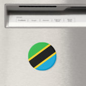 Flagge Tansanias Magnet (In Situ (Geschirrspüler))