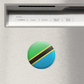 Flagge Tansanias Magnet (In Situ (Geschirrspüler))