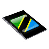 Flagge Tansanias Notizblock (Rechte Seite)