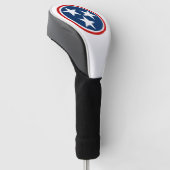 Flagge Tennessees Golf Headcover (angewinkelt)