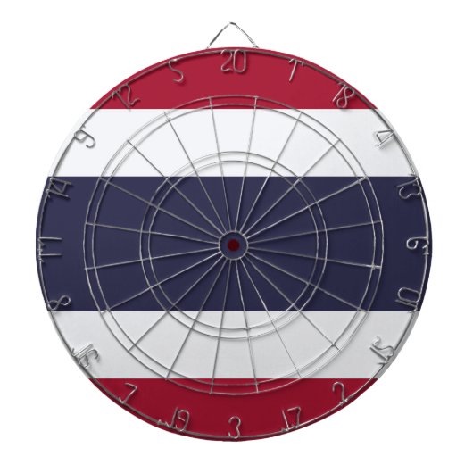 Flagge Thailand Dartscheibe (vorne)