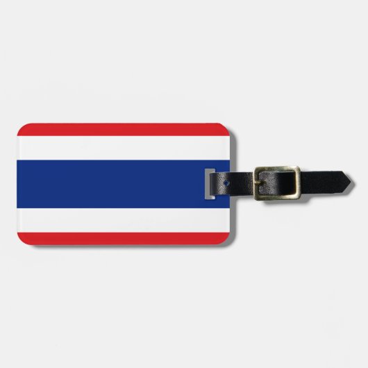 Flagge Thailand einfacher Identifikation Gepäckanhänger (Vorderseite horizontal)