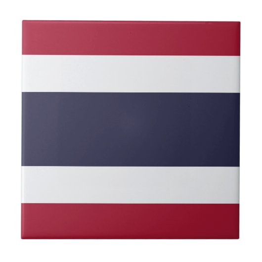 Flagge Thailand Fliese (Vorderseite)