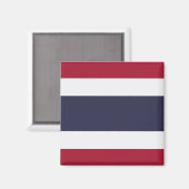 Flagge Thailand Magnet (Vorderseite/Rückseite)