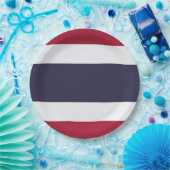 Flagge Thailand Pappteller (Party)