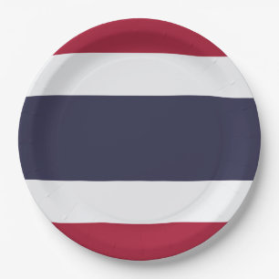 Flagge Thailand Pappteller