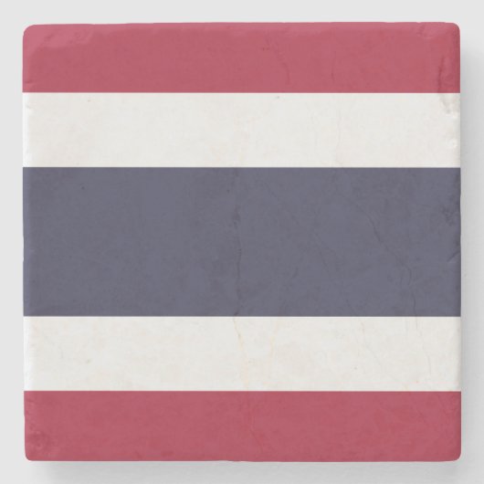 Flagge Thailand Steinuntersetzer (Vorderseite)