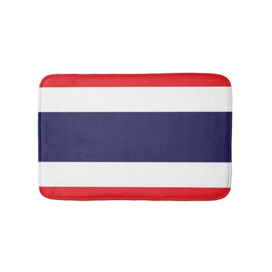Flagge Thailands Badematte (Vorderseite)