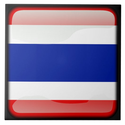 Flagge Thailands Fliese (Vorderseite)