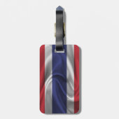 Flagge Thailands Gepäckanhänger (Rückseite vertikal)