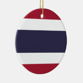 Flagge Thailands Keramik Ornament (Rechts)