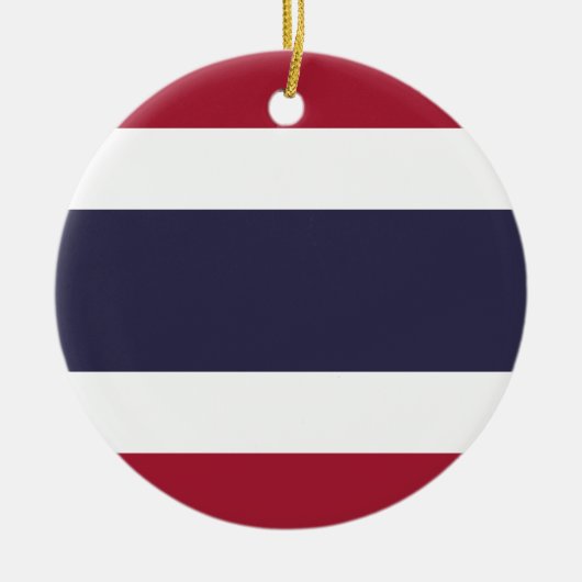 Flagge Thailands Keramik Ornament (Vorne)