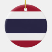 Flagge Thailands Keramik Ornament (Hinten)