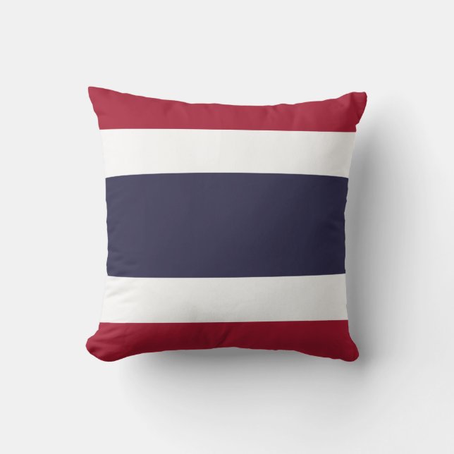 Flagge Thailands Kissen (Vorderseite)