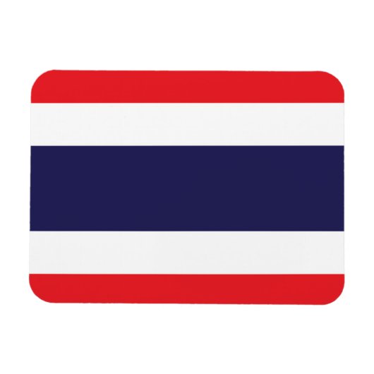 Flagge Thailands Magnet (Horizontal)