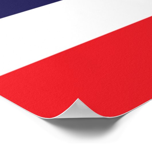 Flagge Thailands Poster (Ecke)