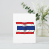 Flagge Thailands Postkarte (Stehend Vorderseite)