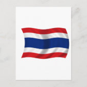 Flagge Thailands Postkarte (Vorderseite)