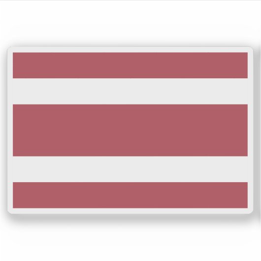 Flagge Thailands (Siam, 1916 - 1917) Aufkleber (Vorderseite)