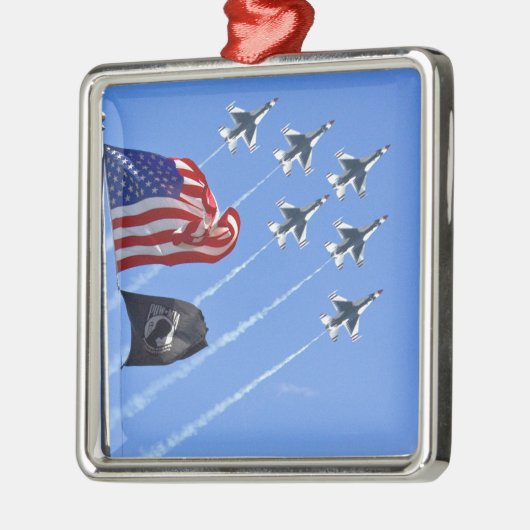 Flagge Thunderbird Jets USA MIA/POW Ornament Aus Metall (Links)