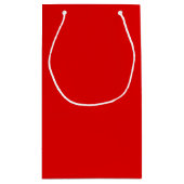 Flagge Thüringens kleine Geschenktasche Geschenktüte (Rückseite)