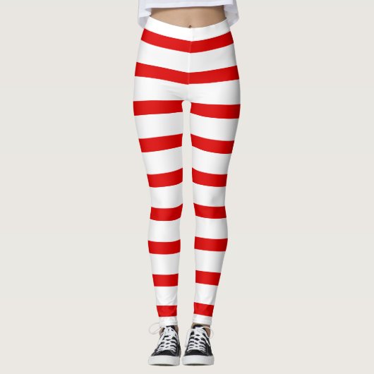 Flagge Thüringens Leggings (Vorderseite)