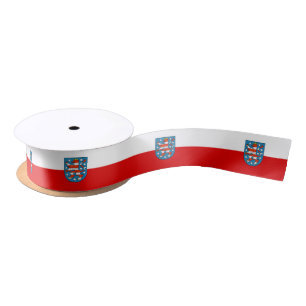 Flagge Thüringens - Satin Ribbon Satinband