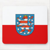 Flagge Thüringer Mauspad (Vorne)