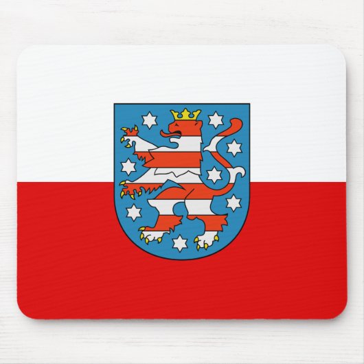 Flagge Thüringer Mauspad (Vorne)