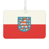 Flagge Thüringer Mauspad Autolufterfrischer (Rückseite)