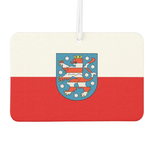 Flagge Thüringer Mauspad Autolufterfrischer (Rückseite)