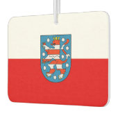 Flagge Thüringer Mauspad Autolufterfrischer (Links)