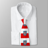 Flagge Thuringia Neck Tie Krawatte (Gebunden)
