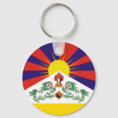 Flagge Tibet & Snow Lions - Der Himalaya Schlüsselanhänger (Rückseite)