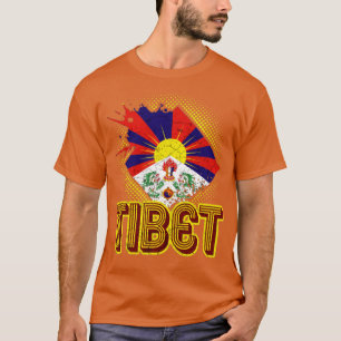 Flagge Tibets T-Shirt