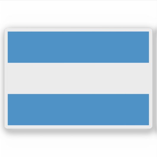 Flagge Tienen, Belgien Aufkleber (Vorderseite)