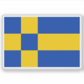 Flagge Tilburg, Niederlande Aufkleber (Vorderseite)