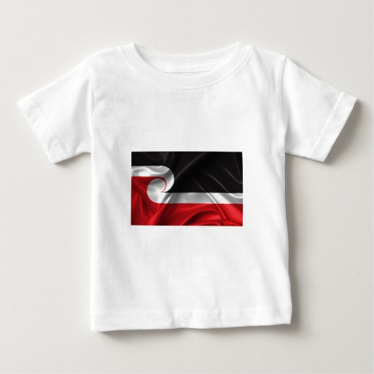 Flagge Tino Rangatiratanga Baby T-shirt (Vorderseite)
