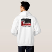Flagge Tino Rangatiratanga Hoodie (Schwarz voll)