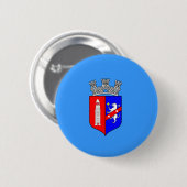 Flagge Tiranas, Albanien Button (Vorne & Hinten)