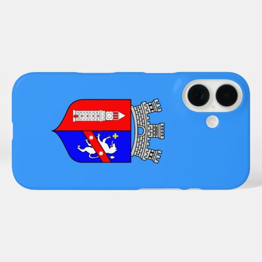 Flagge Tiranas, Albanien Case-Mate iPhone Hülle (Rückseite (Horizontal))