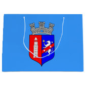 Flagge Tiranas, Albanien Große Geschenktasche Große Geschenktüte (Vorderseite)