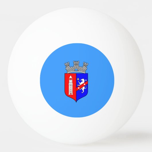 Flagge Tiranas, Albanien Ping-Pong Ball (Vorderseite)