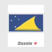 Flagge Tokelaus, Neuseeland Aufkleber (Blatt)