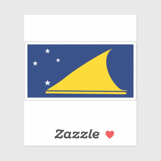 Flagge Tokelaus, Neuseeland Aufkleber (Blatt)