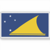Flagge Tokelaus, Neuseeland Aufkleber (Vorderseite)