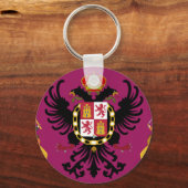 Flagge Toledo (Spanien) Schlüsselanhänger (Vorderseite)