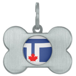 Flagge Toronto, Ontario Pet ID-Tag Tiermarke