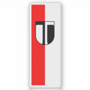 Flagge Traun, Österreich Aufkleber